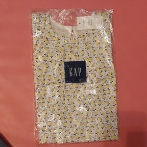 GAP Yellow Floral Blouse